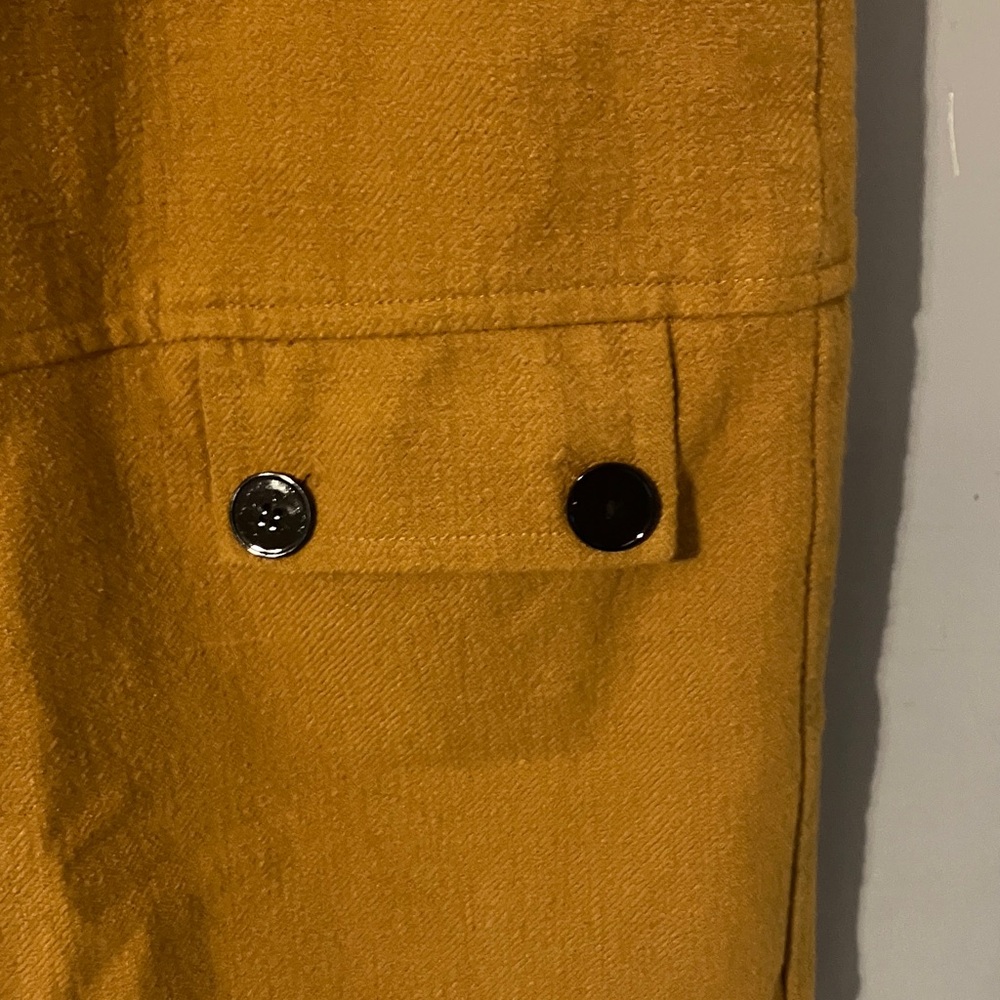 Anthropologie Maeve Mustard Mini Dress Sz 4 - Picture 3 of 8